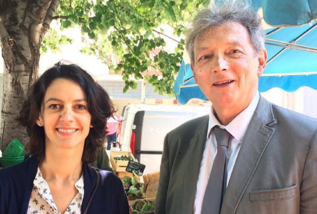 Claire Pitollat et son suppléant Michel Giusti candidats LREM (Photo En Marche)