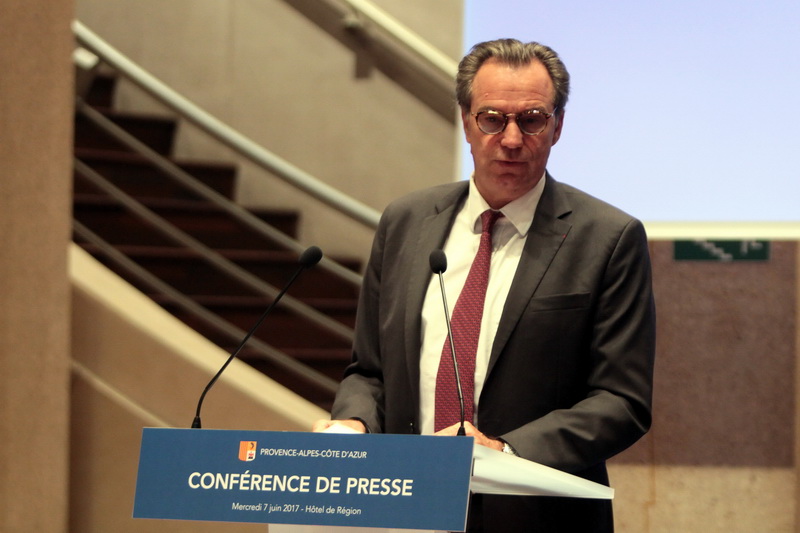 Renaud Muselier, président de la Région Provence-Alpes-Côte d'Azur (Photo Robert Poulain)