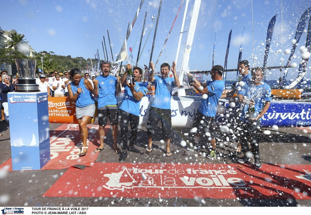 L’équipage de Fondation FDJ-Des Pieds et Des Mains a parfaitement joué le jeu en remportant cette manche décisive à Nice (Photo Jean-Marie Loriot/ASO)