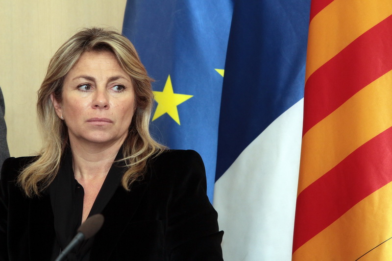 Caroline Pozmentier-Sportich, vice-présidente en charge de la sécurité vient de prendre l'international, c'est Philippe Tabarot, vice-président en charge des transport à qui est revenu la sécurité (Photo Robert Poulain))