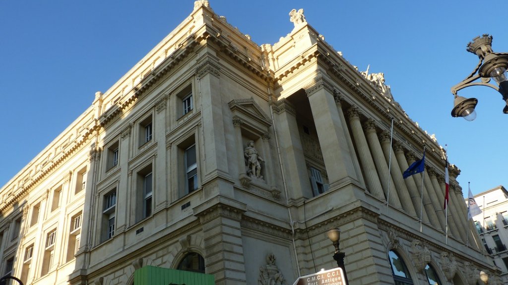 Palais de la Bourse à Marseille (Photo Patricia Maillé-Caire)