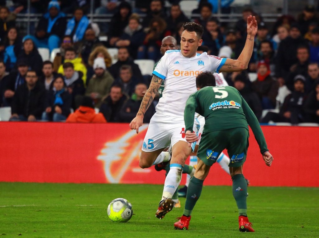 Lucas Ocampos a aussi fait trembler les filets stéphanois (Photo Wallis.fr)