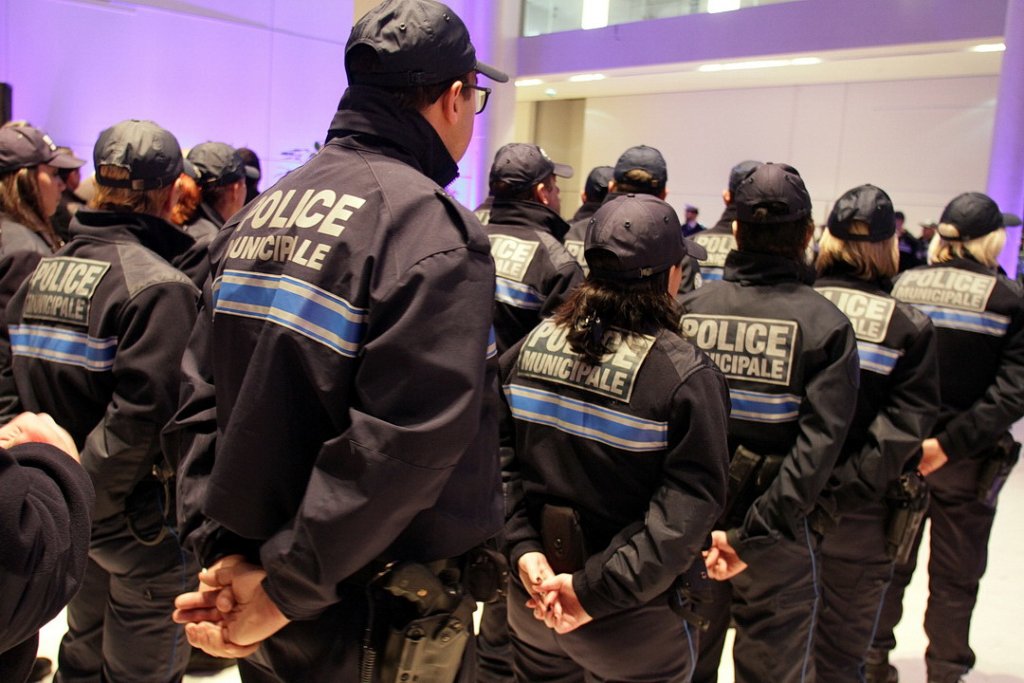 Vœux à la police municipale de Marseille (Photo Robert Poulain)