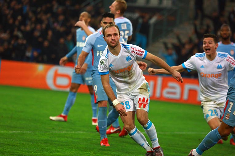 Valère Germain a permis à l’OM de prendre l’avantage pendant quatre minutes (Photo Wallis.fr)