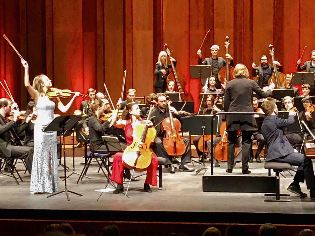 Ultime seconde le l’interprétation du Triple Concerto de Beethoven sur la scène du Grand Théâtre de Provence. (Photo Michel Egea)