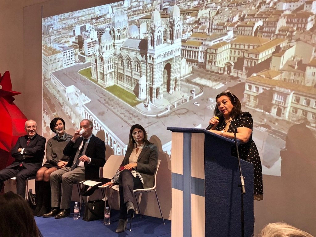 Solange Biaggi a présenté ses vœux à la Coque en présence de Martine Vassal,Dominique Tian, Laure Agnès-Caradec, Gérard Chenoz (Photo Didier Dropy)