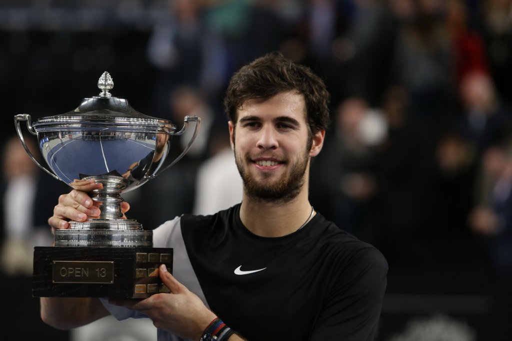 Karen Khachanov remporte la finale de l'Open 13 de Marseille (Photo Robert Poulain)