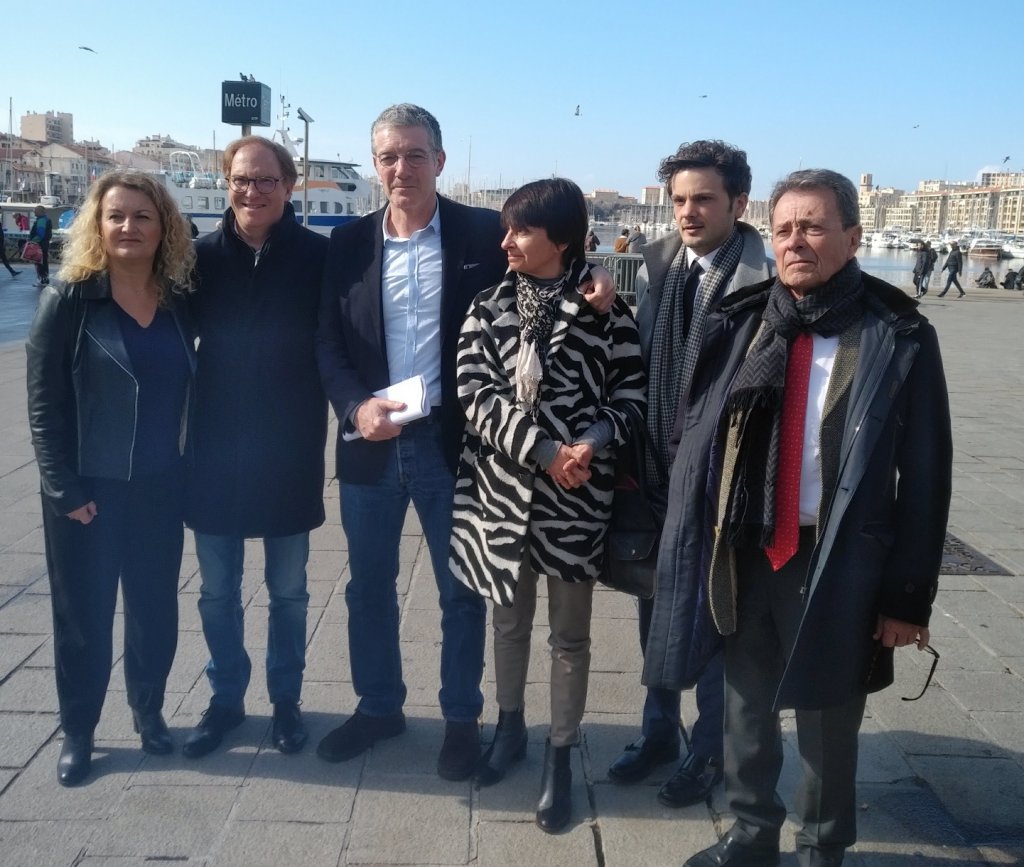 Florence de Larochelambert, Hagay Sobol, Laurent Lhardit, Marie-Line Lybrecht, Michel Pezet ont présenté "Le Mouvement" (Photo F.M.V.)