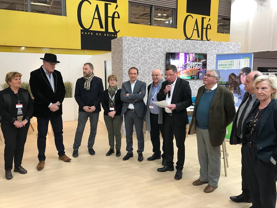 Les organisateurs du Salon des Agricultures de Provence ont lancé au Salon International de l’Agriculture à Paris les premiers trophées de l'innovation (Photo: D.R/SAP)