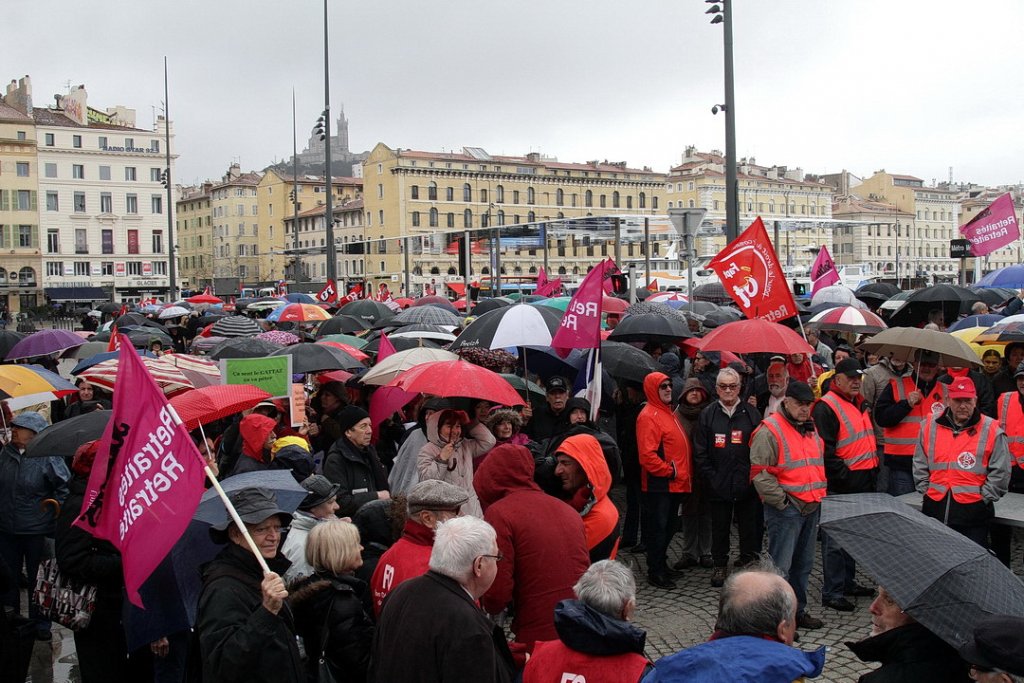 Manif des retraités (Photo Robert Poulain)