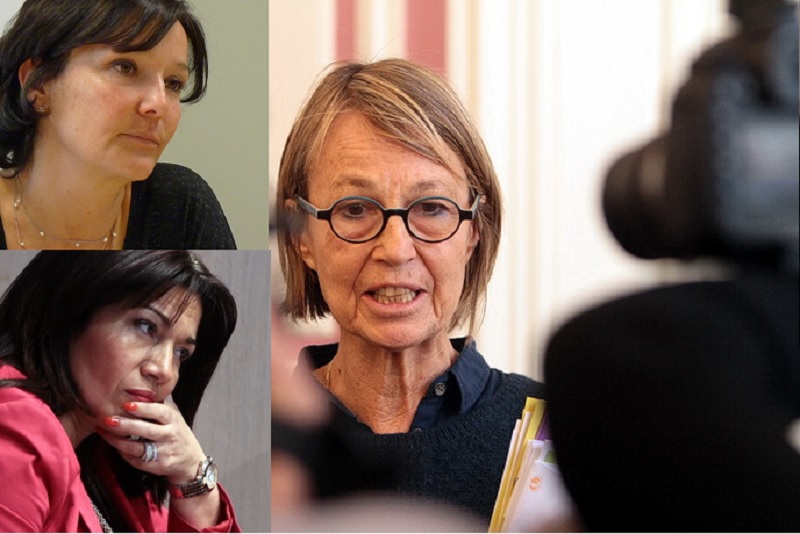 Laure-Agnès Caradec, Samia Ghali et Françoise Nyssen (Photos Robert Poulain)