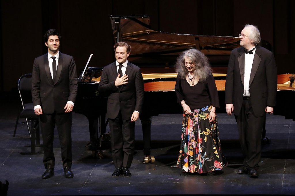 Kian Soltani, Renaud Capuçon, Martha Argerich et Nicholas Angelich ont tiré le rideau sur une riche 6e édition du Festival de Pâques. (Photo Caroline Doutre)