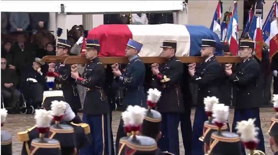 Hommage national rendu à Arnaud Beltrame (Photo C.E.V. / .gouv)