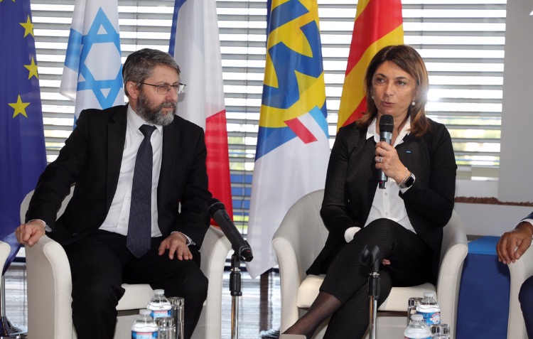 C'est à l'hôtel du Département que Martine Vassal a reçu Haïm Korsia, Grand Rabbin de France ( Photo Christian Rombi)