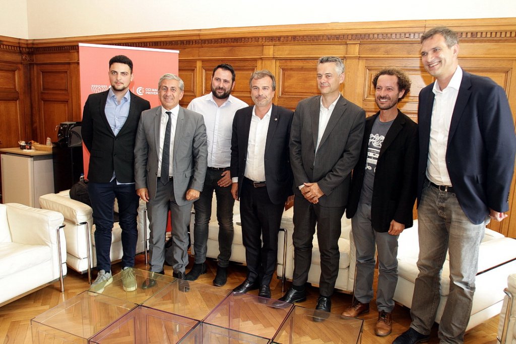 Amin Ben Abdallah, Didier Parakian, Laurent Amsallem, Jean-Luc Chauvin, Frédéric Duval, Nabil Rabhi, Patrick Labarre (Photo Robert Poulain)