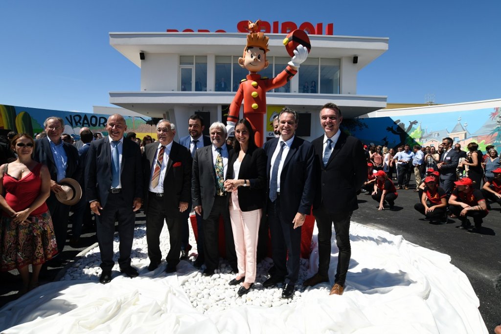 Le Parc Spirou inauguré à Monteux dans le Vaucluse (Photo Franck Pennant)