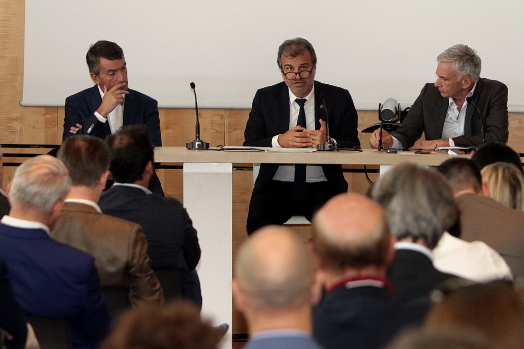 Jean-Luc Monteil, Jean-Luc Chauvin et Christian Nibourel (Photo Robert Poulain)