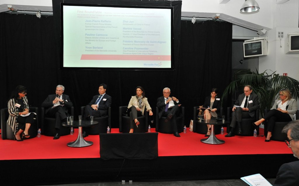 Le port de Marseille Fos a organisé au J1 un grand forum sur le thème de « Marseille et son port sur les nouvelles routes de la soie » (Photo Robert Poulain)