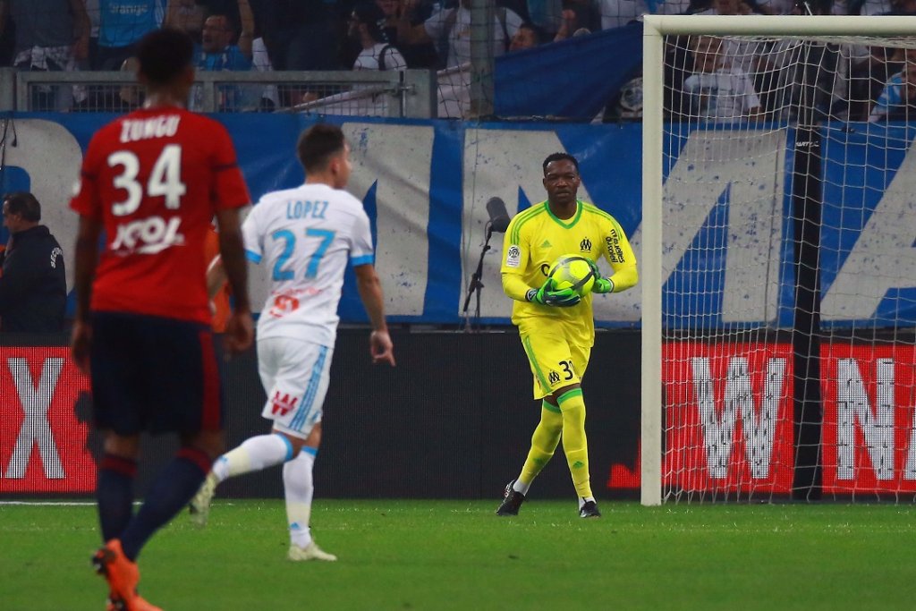 Absent en 2014 pour blessure, Steve Mandanda participe en Russie à la deuxième Coupe du Monde de sa carrière après 2010 en Afrique du Sud (Photo Laurent Saccomano/Wallis.fr)