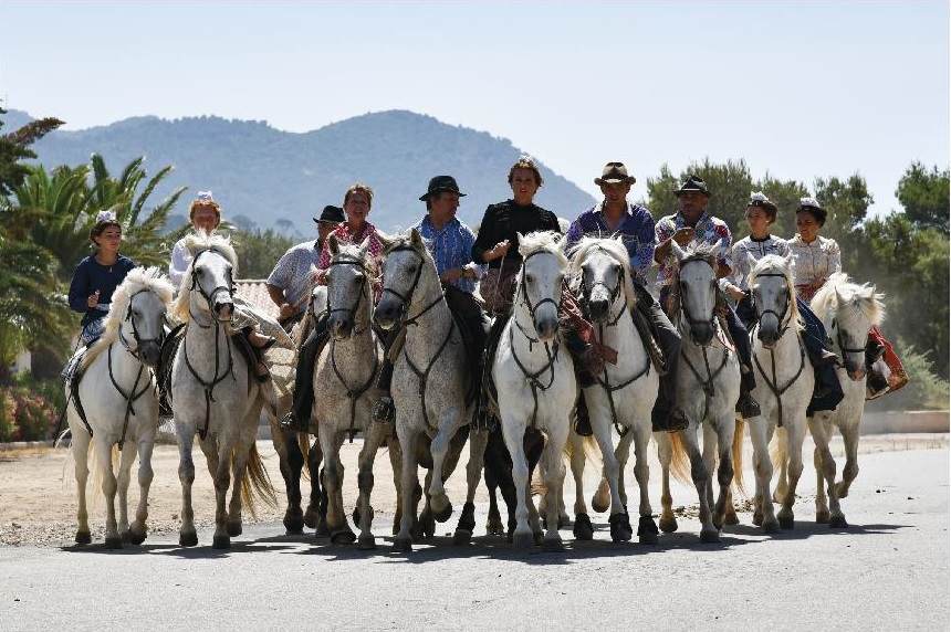 rendez-vous dans les arènes pour le spectacle équestre Camarguais avec la Manade Lescot (Photo D.R.)