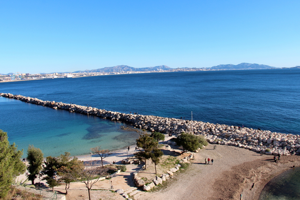 Plage de Corbières à Marseille (Photo Philippe Maillé)