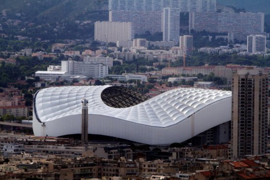 Le stade Vélodrome de Marseille (Photo Robert Poulain)