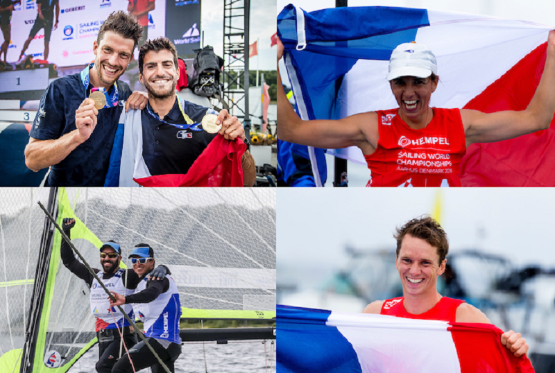 Jérémie Mion / Kévin Peponnet - Charline Picon - Noé Delpech / Mathieu Frei - Louis Giard - ©️ Sailing Energy