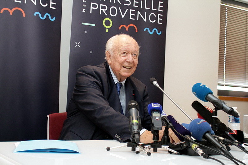 Jean-Claude Gaudin quitte la présidence de la Métropole Aix-Marseille Provence (Photo Robert Poulain)