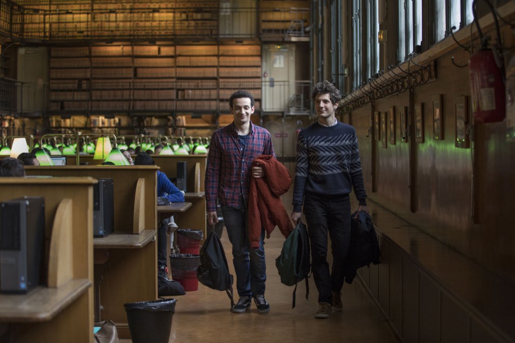 Vincent Lacoste et William Lebghil dans "Première année" (Photo Le Pacte)