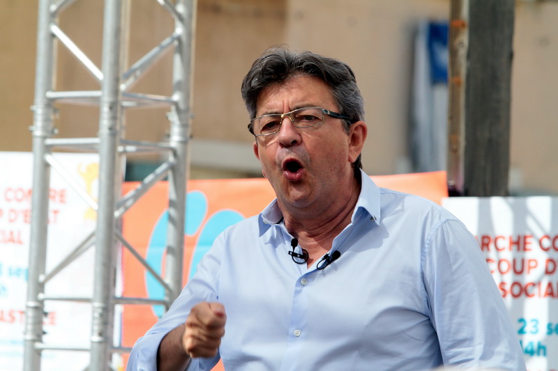 Jean-Luc Mélenchon (Photo Robert Poulain)