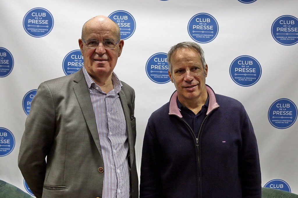 Pierre Allary, président d’Emergence(S) et Pdg de Multi-Restauration Méditerranée et Jean-Christophe Barusseau, directeur du Plie Marseille Provence Centre (Photo Robert Poulain)