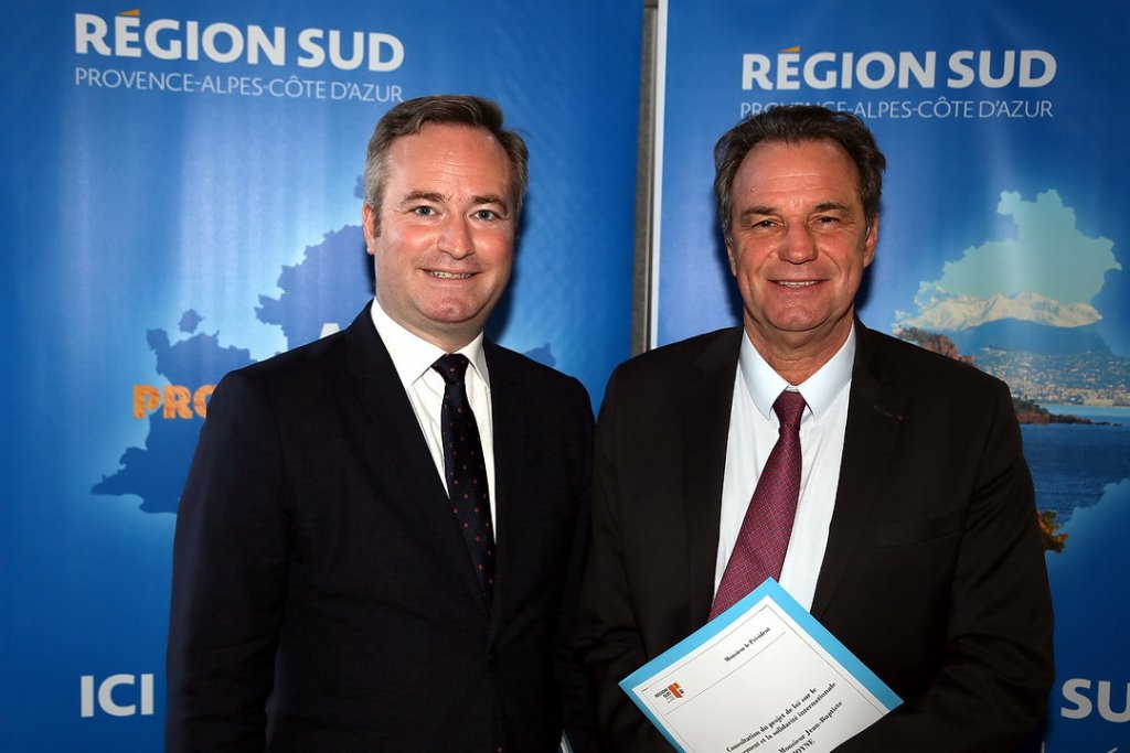 Renaud Muselier a reçu Jean-Baptiste Lemoyne dans le cadre de la consultation sur le projet de loi sur le développement et de solidarité internationale (Photo Robert Poulain)