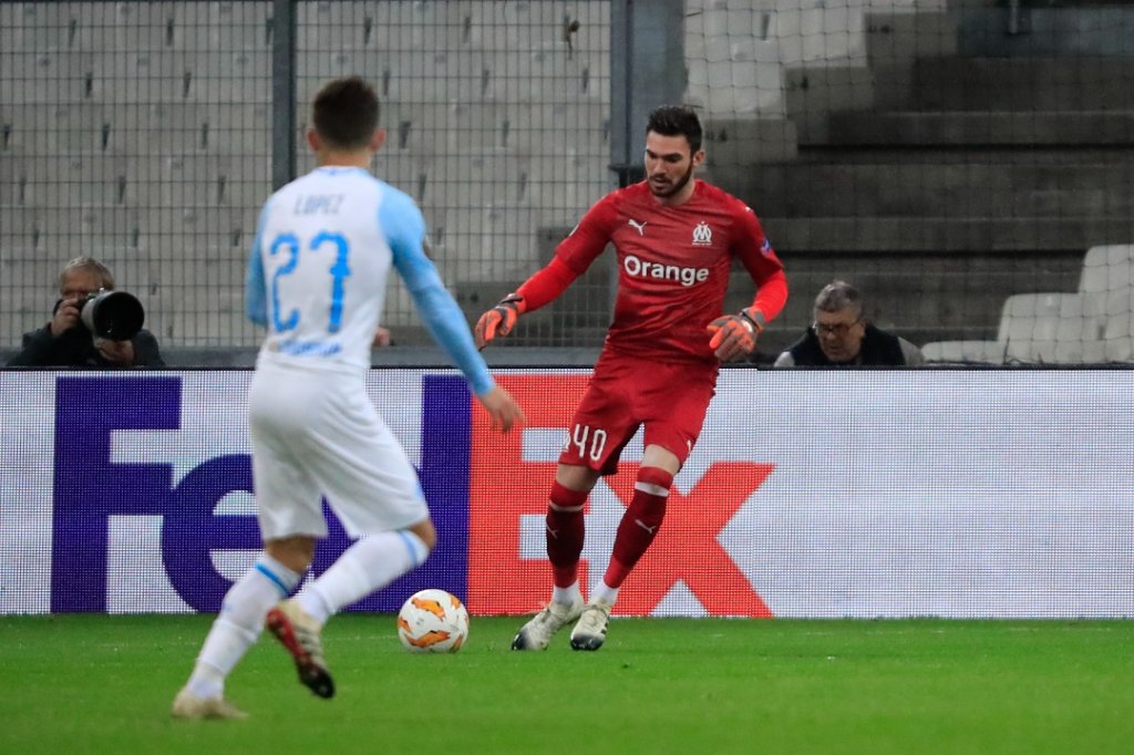 Florian Escales, le troisième gardien de but, a passé une mauvaise soirée pour sa première titularisation en concédant trois buts. (Photo Laurent Saccomano/ Wallis.fr )