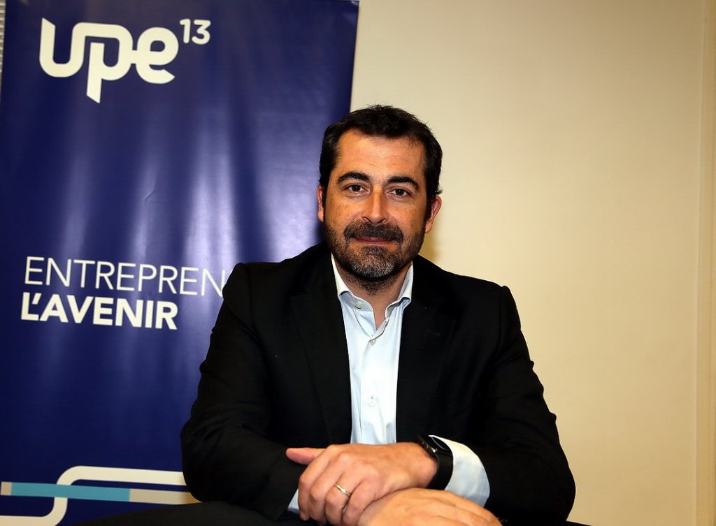 Johan Bencivenga, président de l'UPE 13 (Photo Robert Poulain)