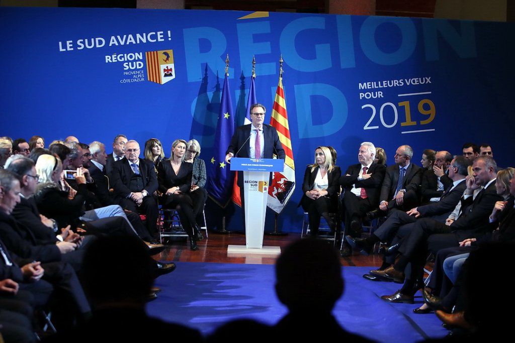 Renaud Muselier vient de présenter ses voeux au monde économique (Photo Robert Poulain)