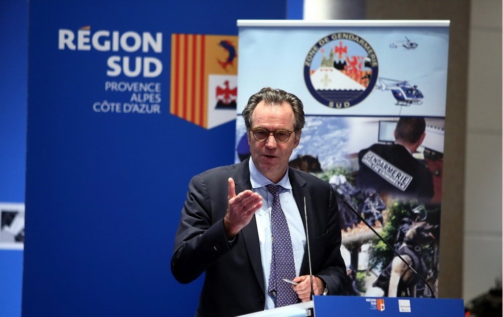 Renaud Muselier se félicite de l’ampleur de la mobilisation pour la cagnotte en faveur des forces de l’ordre (Photo Robert Poulain)