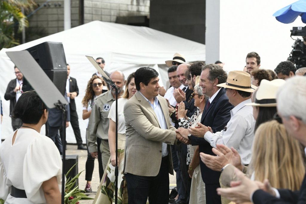 Rencontre entre Renaud Muselier, Président de la Région Provence-Alpes-Côte d’Azur et le Président de la République du Costa Rica, Carlos Alvarado (Photo Franck Pennant)