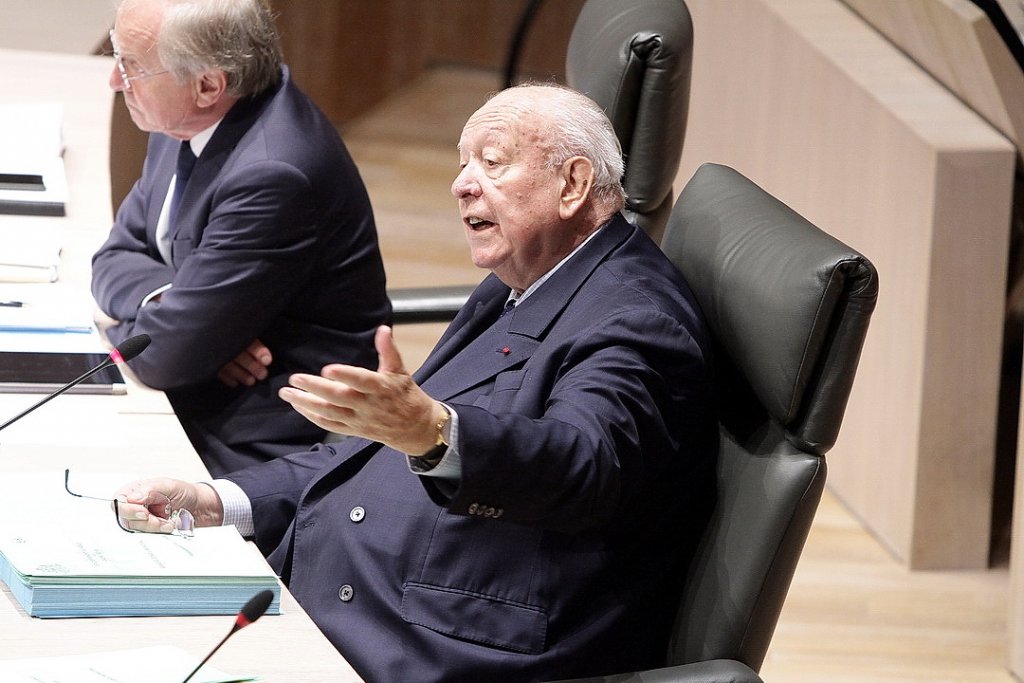 Jean-Claude Gaudin maire de Marseille (Photo Robert Poulain)