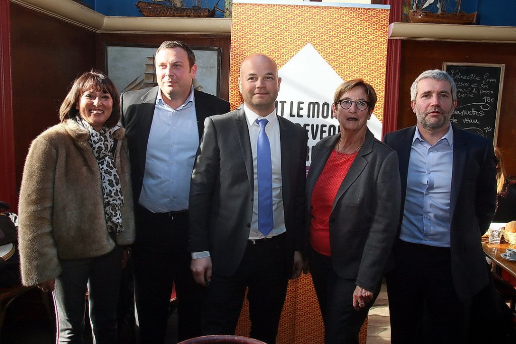 L'équipe de l'Adie et le Croec Marseille Paca unis pour éviter "le gâchis de talents" (Photo Robert Poulain)