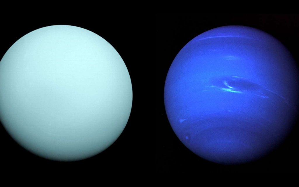 A la conquête d'Uranus (à gauche ) et Neptune (à droite ) © Nasa