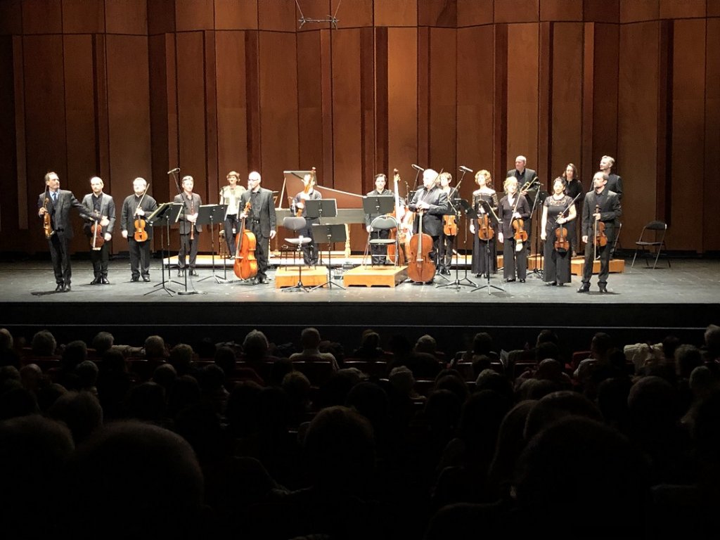 Café Zimmermann aux saluts jeudi soir au Grand Théâtre de Provence. (Photo M.E.)