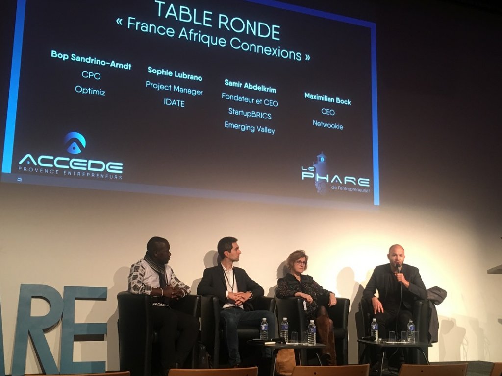 Pour Bop Sandrino-Arndt, Maximilian Bock, Sophie Lubrano et Samir Abdelkrim, il convient de changer de regard sur l’Afrique (Photo C.P.)