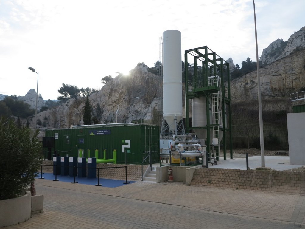 Inaugurée officiellement le 2 avril, la nouvelle unité de production de biométhane de Suez, est en service depuis le 1er janvier et produit d’ores et déjà l’équivalent de la consommation de 1 500 foyers (Photo C.P.)