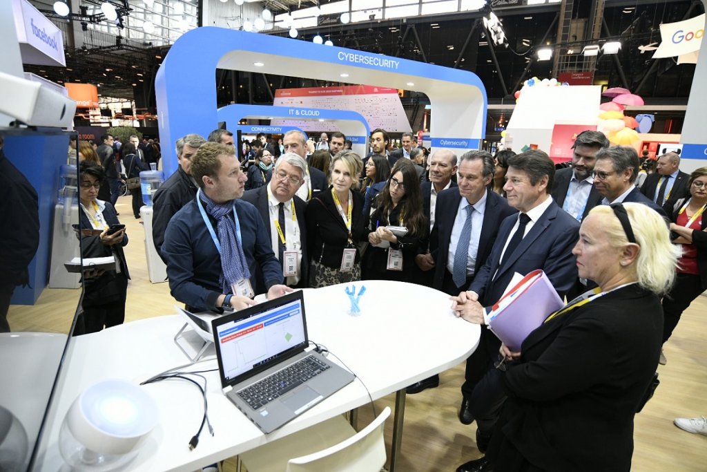 Renaud Muselier et Christian Estrosi au salon Viva Technology Paris (Photo Franck Pennant)