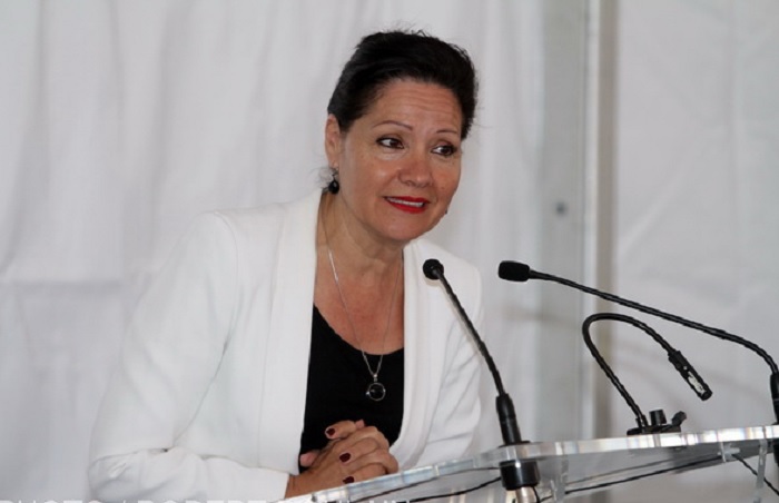 Lisette Narducci, maire Mouvement radical, social et libéral des 2e et 3e arrondissements de Marseille (Photo Robert Poulain)