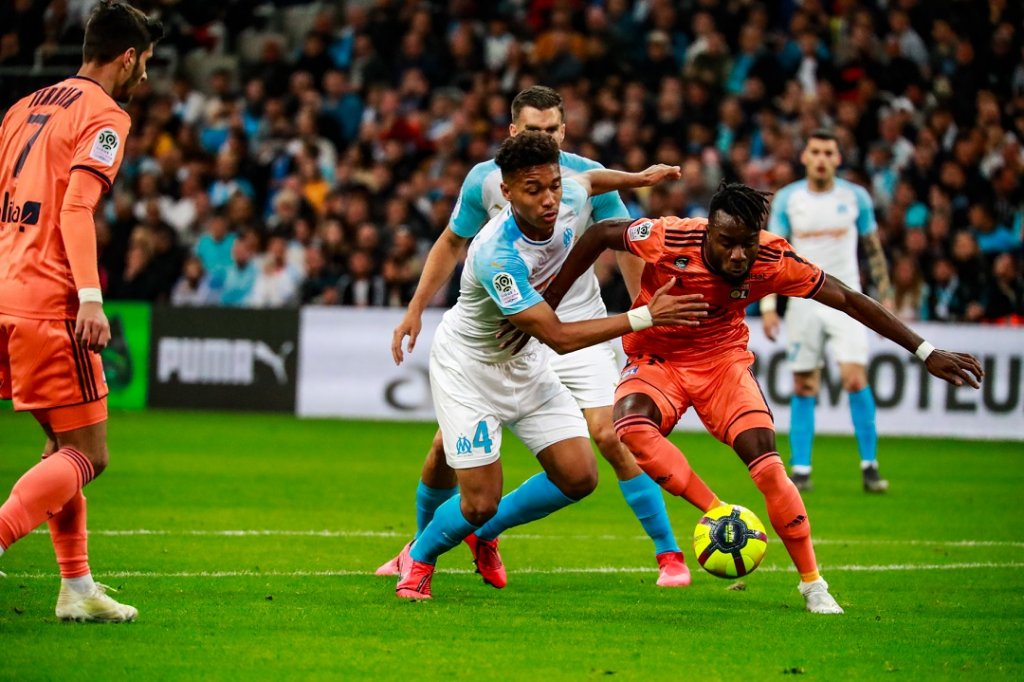 Maxwell Cornet ouvre le score pour Lyon (Photo Wallis.fr/Laurent Saccomano)