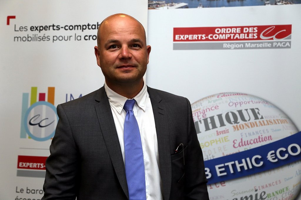 Lionel Canesi, président du Conseil régional de l'Ordre des experts-comptables (Croec) de Marseille Provence-Alpes-Côte d'Azur (Photo Robert Poulain)