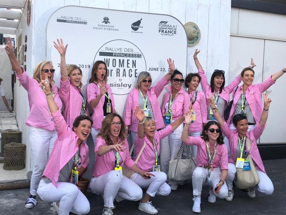 Femmes d'influence et pilotes accomplies, les participantes à la #WomenForRace by Sisley ont effectué deux tours de pistes au profit de l'association Psychodon (Photo DR/ WFRbySysley)