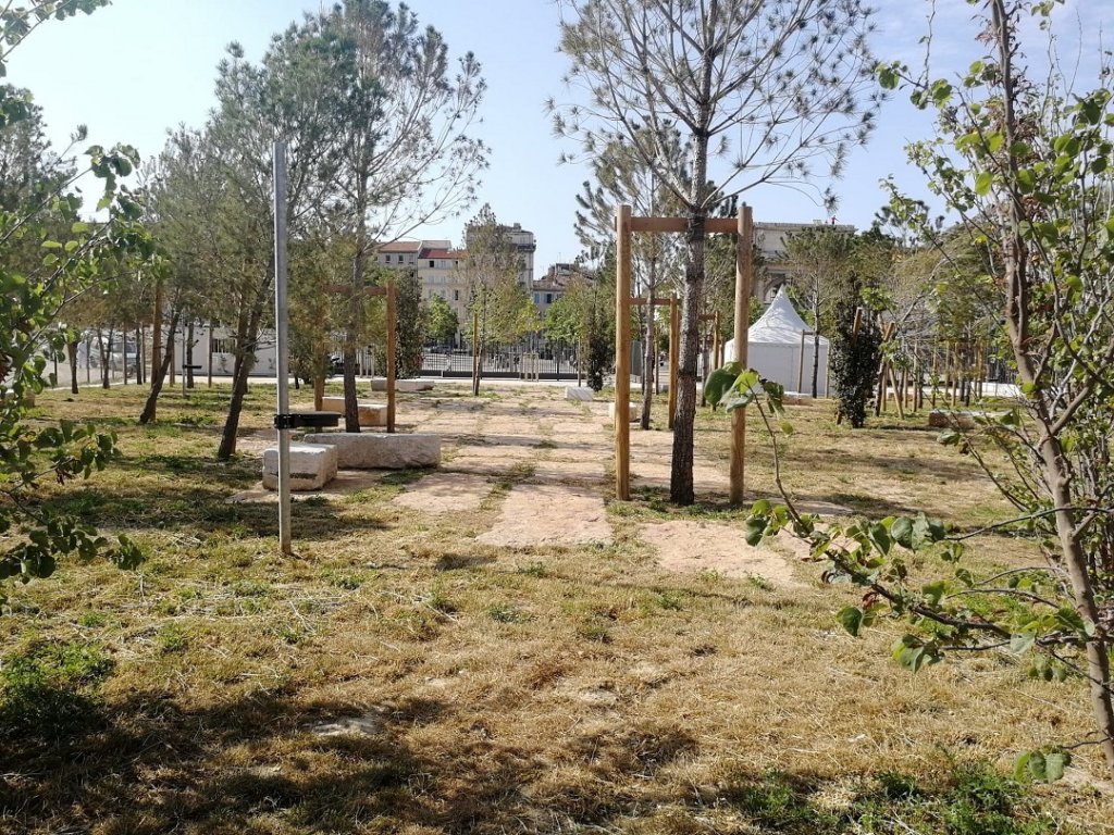 Le Parc de la Porte d’Aix a été ouvert au public le 8 juin (Photo Mireille Bianciotto)