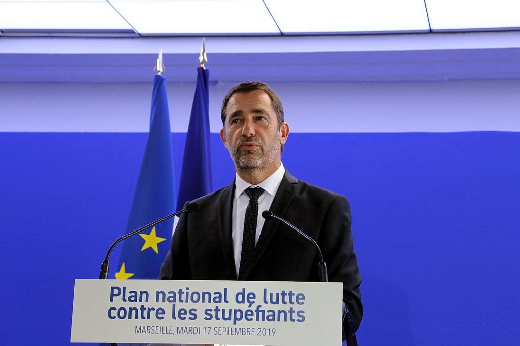 Christophe Castaner a présenté à Marseille le Plan national de lutte contre les stupéfiants (Photo Robert Poulain)